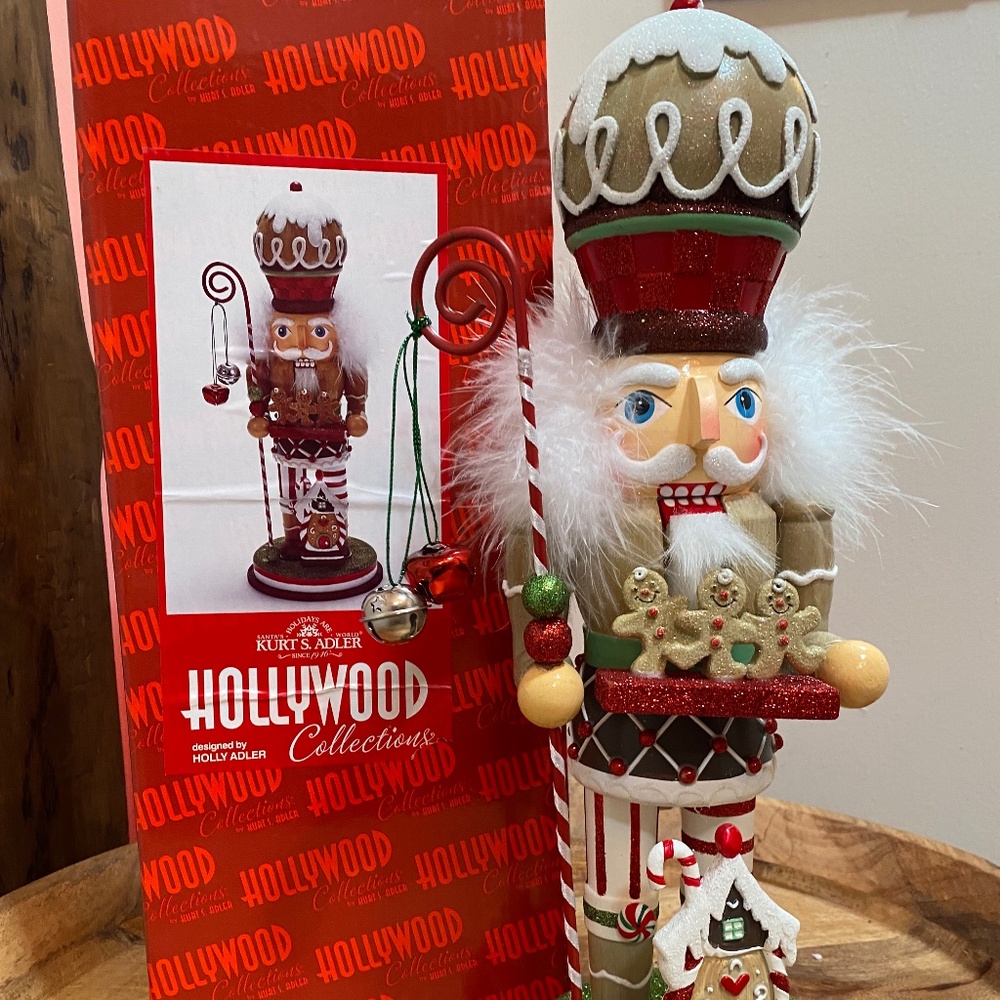 Kurt Adler Hollywood Collections Nutcracker - Gingerbread & Cupcake 14"
